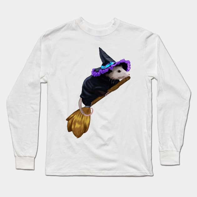 That Possums a Witch Long Sleeve T-Shirt by HMUarts